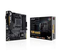Asus TUF Gaming B450M-PLUS II - Placa Base de Gaming Micro-ATX AM4 AMD B450 con Soporte M.2, Cancelación de Ruido por IA, HDMI, DVI-D, USB 3.2 Gen 2 de Tipo A, USB 3.2 Gen 1 de Tipo A y C