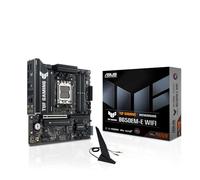 ASUS TUF Gaming B650EM-E WiFi AMD mATX Placa Base, 8+2+1 80A DrMOS Fases de Potencia, DDR5, PCIe 5.0, Tres Ranuras M.2, WiFi 6, Ethernet de 2,5 GB, DisplayPort, HDMI, USB-C 10 Gbps en la Parte