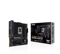 Asus TUF GAMING B760M-PLUS D4 - Placa base mATX Intel B760 LGA 1700 (PCIe 5.0, M.2, VRM de 12+1 fases, DDR4, 2.5Gb Ethernet, USB 3.2 Gen 2x2 Tipo-C, USB 3.2 Gen1 Tipo-C, Thunderbolt (USB4), Aura Sync)