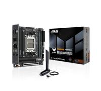 ASUS TUF Gaming B850I WiFi Neo AM5 Mini ITX Placa Base, DDR5, Ajuste DIMM, WiFi 6E, LAN de 2.5 GB, PCIe 5.0, 2X M.2, 2X USB-C, AI Cooling II, Escudo de E/S premontado, PC SFF