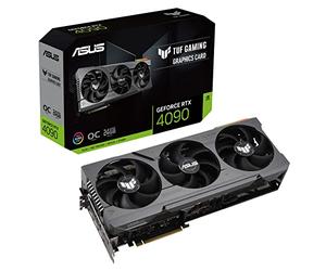 ASUS TUF Gaming GeForce RTX 4090 OC Edition - Tarjeta Gráfica Gaming (PCIe 4.0, 24GB GDDR6X, HDMI 2.1a, DisplayPort 1.4a)