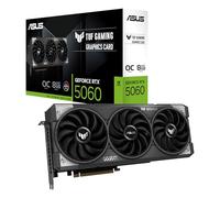ASUS TUF Gaming GeForce RTX 5060 OC Edition 8GB GDDR7 - Tarjeta gráfica para Videojuegos (Nvidia GeForce RTX5060 DLSS 4, diseño de Ranura 3,125, PCIe 5.0, 3 Puertos DisplayPort 2.1b, 1 HDMI 2.1b