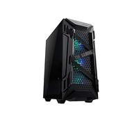 ASUS TUF Gaming GT301 - Caja compacta de Torre Media para Placas Base ATX con Panel Frontal de Panal, Ventiladores RBG direccionables Aura de 120 mm, Colgador de Auriculares y Soporte de radiador de