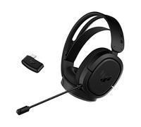 ASUS TUF Gaming H1 Wireless Headset (Discord Certified Mic, 7.1 Surround Sound, 40mm Drivers, 2.4GHz, USB-C, Lightweight, 15 Hour Battery Life, For PC, Mac, Switch, Mobile Devices, PS4, PS5)- Black