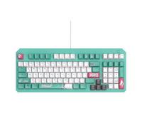 ASUS TUF Gaming K3 Gen II Hatsune Miku Edition Teclado con diseño Compacto de 97 Teclas, interruptores RGB óptico-mecánicos, Montaje de Junta de Silicona, Espuma amortiguadora, impermeabilidad IP57