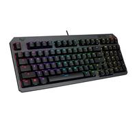 ASUS TUF Gaming K3 Gen II - Teclado Compacto de 98 Teclas, interruptores óptico-mecánicos RGB Red, Espuma amortiguadora, IP57, Placa Superior Desmontable y Aura Sync - Teclado QWERTY Español