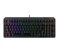 ASUS TUF Gaming K3 Gen II Teclado RGB óptico-mecánico, IP57 impermeable y resistente al polvo, diseño compacto de 97 teclas, montaje de junta de silicona