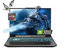 ASUS TUF Gaming Laptop 2024 - AMD Ryzen 7 7735HS Beat i7-12650H - RTX 3050 - Teclado retroiluminado RGB - visualización FHD de 15.6" 144Hz - 32GB DDR5 RAM - SSD PCIe de 2TB - PC para juegos - Cable