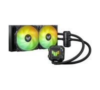 ASUS TUF Gaming LC II 240 ARGB - Sistema de refrigeración líquida (Aura Sync y dos ventiladores de radiador TUF Gaming ARGB de 120 mm)