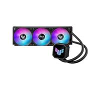 ASUS TUF Gaming LC III 360 ARGB AIO - Enfriador con ventiladores triples preinstalados e integrados diseñados para un alto flujo de aire y presión estática; bomba eficiente para garantizar que la CPU
