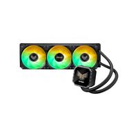 ASUS TUF Gaming LC III 360 ARGB LCD - Sistema de refrigeración líquida todo en uno para CPU, tres ventiladores preinstalados, pantalla LCD de 2,8" para supervisión del hardware, GIFs y videoclips MP4
