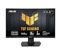 ASUS TUF Gaming - Monitor Curvo de 23.6 Pulgadas 1080P (VG24VQE) - Full HD, 165Hz, 1ms, Extreme Low Motion Blur, Adaptive-Sync, FreeSync Premium, Shadow Boost, Montaje VESA, DisplayPort, HDMI, Negro