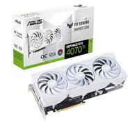 ASUS TUF Gaming NVIDIA GeForce RTX™ 4070 Ti OC White Edition - Tarjeta gráfica para Juegos (PCIe 4.0, 12 GB GDDR6X, HDMI 2.1a, DisplayPort 1.4a)