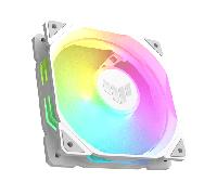 ASUS TUF Gaming TR120 ARGB Reverse Triple Pack White Edition - Ventiladores de 120 mm (Marco de 28 mm, presión estática a 2,75 mm H2O, Flujo de Aire de 76,3 CFM, Matriz LED Doble Capa, Aura Sync)