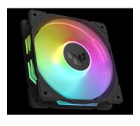 ASUS TUF Gaming TR120 ARGB Reverse Single Pack Black Edition - Ventilador de 120 mm (Marco de 28 mm, Presión Estática a 2,75 mm H2O, Flujo de Aire de 76,3 CFM, Matriz LED Doble Capa, Aura Sync)