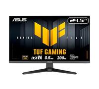 ASUS TUF Gaming VG257Q5A - Monitor de 24,5 Pulgadas, Full HD (1920 x 1080), 200 Hz, ELMB Sync, 0,5 ms GTG (mín.), Altavoces estéreo, DisplayWidget Center, Gaming AI, FreeSync Premium