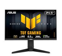 ASUS TUF Gaming VG259QL5A - Monitor de 24,5 Pulgadas, Full HD (1920 x 1080), 200 Hz, Fast IPS, ELMB, 0,3 ms GTG (mín.), Altavoz estéreo, DisplayWidget Center, Ajuste de Altura