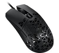 ASUS TUF M4 Air - Ratón para juegos con cable P307, diseño duradero y ultraligero, sensor óptico de 16.000 ppp, seis botones táctiles programables, resistencia al agua IPX6, color negro