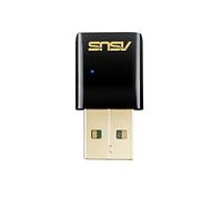 ASUS USB-AC51 - Adaptador USB inalámbrico (AC600 Mbps, MIMO, WPS), Negro
