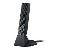 ASUS USB-AC56 - Adaptador de red inalámbrico WiFi AC1300 y antena (USB, WPS, WLAN), negro