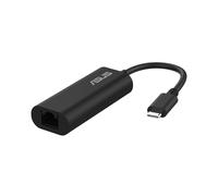 ASUS USB-C2500 V2 - Adaptador de Red cableado Tipo C de 2,5 Gbps, LAN RJ45, Transferencia USB Tipo-C de Alta Velocidad, Compatible con 2,5 G/1 G/100 Mbps