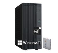 ASUS V500 Home & Business Desktop Computer Intel Core i7 (caché de 24 MB, hasta 4,9 GHz), 64 GB de RAM, SSD PCIe de 2 TB, puerto de visualización, WiFi 6, HDMI, teclado y mouse, soporte de 2 monitores