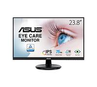 ASUS VA24DCP Monitor de cuidado ocular de 23.8 pulgadas, Full HD, IPS, sin marco, USB-C, 65 W PD, 75 Hz, Adaptive-Sync/FreeSync, luz azul baja, sin parpadeo, montaje en pared