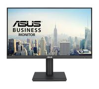 ASUS VA24DQFS Monitor profesional de 24 Pulgadas, IPS, Full HD, sin marco, 100 Hz, Adaptive-Sync, MPRT de 1 ms, HDMI, DisplayPort, VGA, luz azul baja, antiparpadeo, diseño ergonómico, montaje en pared