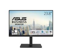 ASUS VA24ECPSN Pantalla de inicio 23,8" 1080P (VA24ECPSN) - Full HD, IPS, 75Hz, sincronización adaptativa, altavoces, cuidado ocular, luz azul baja, sin parpadeo, USB-C, RJ45, HDMI,