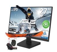ASUS VA27EHE Monitor de cuidado ocular de 27 pulgadas, monitor de computadora Full HD 1920 x 1080, 75 Hz, IPS, sincronización adaptativa, tecnología Eye Care Plus, filtro de luz azul, sin parpadeo