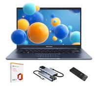 ASUS Vivobook 14 Laptop FHD de 14 pulgadas, procesador Intel Core i3 de 13ª generación, 16 GB de RAM, SSD de 512 GB, gráficos Intel UHD, NumberPad, cámara de privacidad, Lifetime Office Suite+128 GB
