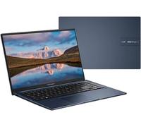 ASUS VivoBook 15 Laptop delgada y ligera, pantalla FHD de 15.6 pulgadas, procesador Intel Core i3-1215U, 8 GB DDR4 RAM, SSD PCIe de 512 GB, modo Windows 11 Home S, azul silencioso, F1504ZA-AS34