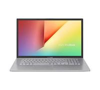 Asus Vivobook 17 F712FA portátil delgado y ligero, 17.3 pulgadas HD+, procesador Intel Core I5-8265U, 8 GB DDR4 RAM, 128 GB SSD + 1 TB HDD, Windows 10 Home, plata transparente, F712FA-DB51