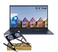 ASUS Vivobook 17 Laptop con pantalla FHD de 17.3 pulgadas, Intel Core i3, 20 GB de RAM, SSD PCle de 1 TB, cámara web, Wi-Fi, Bluetooth, HDMI, Windows 11 Home, color azul silencioso, paquete con