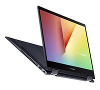 ASUS VivoBook Flip 14 Laptop delgada y ligera 2 en 1, pantalla táctil FHD de 14 pulgadas, AMD Ryzen 5 5500U, 8 GB de RAM, SSD de 512 GB, lápiz, lector de huellas dactilares, Windows 10 Home, negro a