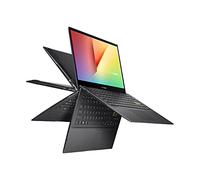 ASUS VivoBook Flip 14 Thin and Light 2-in-1 Laptop, 14” FHD Touch, 11th Gen Intel Core i3-1115G4, 4GB RAM, 128GB SSD, Thunderbolt 4, Fingerprint, Windows 10 Home in S Mode, Indie Black, TP470EA-AS34T