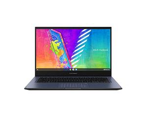 ASUS VivoBook Go 14 Flip TP1400KA-EC040WS - Portátil 14" Full HD (Celeron N4500, 4GB RAM, 128GB eMMC, UHD Graphics, Windows 11 Home in S Mode) Azul Tranquilo - Teclado QWERTY español