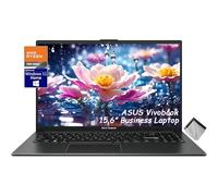 ASUS Vivobook Go - Laptop delgada de negocios de 15.6 pulgadas, AMD Ryzen 3 7320U, 8 GB DDR5 RAM, 128 GB SSD, cámara web, USB C, 180° Lay-Flat, WiFi, Bluetooth5.1, Win 11, con paño