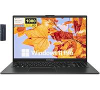 ASUS Vivobook Go - Laptop FHD de 15.6 pulgadas, procesador Intel i3-N305, 8 GB de RAM, 128 GB de almacenamiento, Microsoft Office 365; estación de acoplamiento 9H 128GB, Wi-Fi 5, Bluetooth 5, HDMI