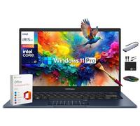 ASUS Vivobook Laptop Business 2025-2026, Lifetime Office, computadora alimentada por IA, pantalla FHD de 14 pulgadas, Intel i7-1355U de 10 núcleos, 40 GB de RAM, 1.5 TB de almacenamiento (SSD de 1 TB