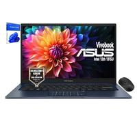 ASUS Vivobook Laptop de 14 pulgadas - FHD (1920 x 1080) - Intel Core i3-1315U - 6 núcleos - Gráficos Intel UHD - Cámara de privacidad - Bisagra plana de 180° - Windows 11 Home - con mouse inalámbrico