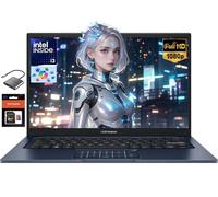 ASUS Vivobook - Laptop empresarial de 14 pulgadas, 40 GB de RAM 1 TB SSD Intel 6-Core i3-1315U (Beats i5-1135G7), laptop escolar para estudiantes universitarios con Copilot AI NumberPad cámara web