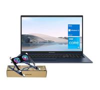 ASUS Vivobook - Laptop FHD de 17.3 pulgadas, Intel Core i3-1215U, 36 GB de RAM, SSD de 2 TB, cámara web, panel táctil, HDMI, Wi-Fi, Windows 11 Home, azul, paquete con radiador plegable PCO, enfriador