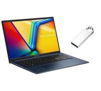 Asus Vivobook Laptop FHD de 17 pulgadas | Intel Core i3-1215U (Beat AMD Ryzen 5 7520U) | Gráficos Intel UHD, cámara, azul, 8 GB de RAM, SSD de 512 GB, Windows 11 Home, paquete con unidad flash USB de