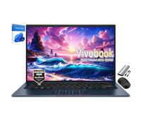 ASUS Vivobook - Laptop modelo 2025 de 14 pulgadas, Intel 10-Core i5-1334U (Beats i7-1265U), cámara web de 720p, USB C, diseño delgado, bisagra plana de 180°, Win11, mouse inalámbrico y PSD de 128 GB