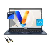 ASUS Vivobook Laptop para Estudiantes y Empresas, Pantalla FHD Micro-Edge de 14", 12th Gen Core i3-1215U, 16GB RAM, 1TB PCIe SSD, WiFi 6E, Webcam, 180° Lay-Flat, USB-C, Teclado de US, PDG HDMI Cable