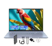 ASUS Vivobook Laptop WQXG OLED 120Hz IPS de 16 pulgadas, Intel Ultra 9 285H, gráficos Intel Arc, 32 GB LPDDR5X RAM, almacenamiento de 2 TB (SSD PCIe de 1 TB y estación de acoplamiento de 1 TB