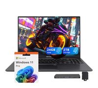 ASUS Vivobook - Laptop WUXGA de 16 pulgadas, Intel Core i7-1355U, 24 GB de RAM, almacenamiento de 2 TB (SSD de 1 TB + 1 TB de estación de acoplamiento), gráficos Iris Xe, teclado retroiluminado