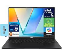 ASUS Vivobook S 14 AI - Laptop con visualización OLED WUXGA de 14 pulgadas (Intel Ultra 5-226v, 16GB LPDDR5X, 512GB SSD, AI copilot, retroiluminada KB, 2 Thunderbolt 4, WiFi 7, Win 11 Home) con