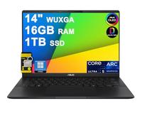 ASUS Vivobook S 14 Laptop para Creator Designer Business Profesional Ligero 14 pulgadas OLED AI Powered Intel 8-core Ultra 5 226v (>Ultra 7 155H) 16GB RAM 1TB SSD Win11Pro ICP Hub Copilot+ PC